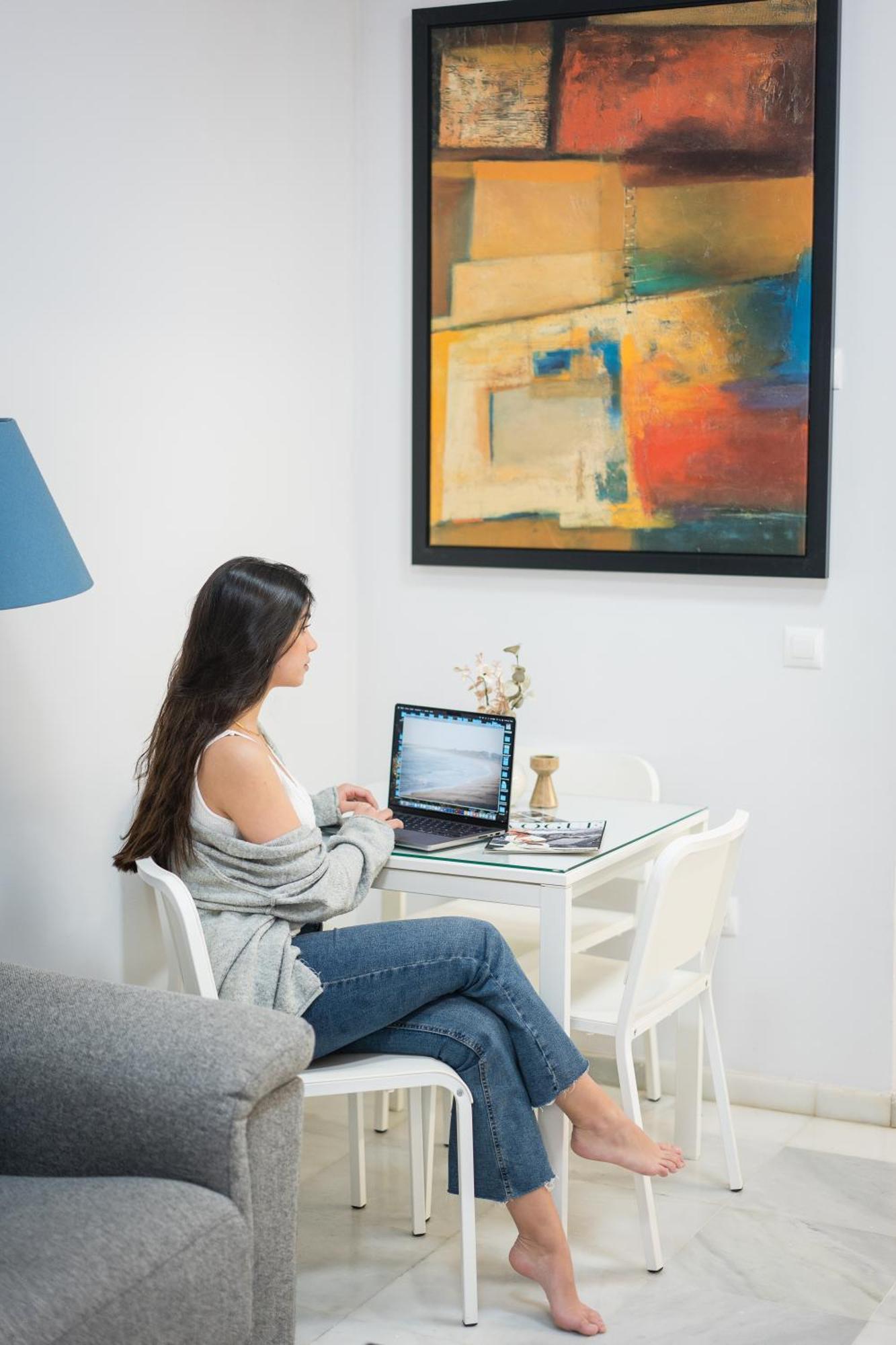 Apartamento Triana Deluxe Con Patio Privado เซบีญา ภายนอก รูปภาพ
